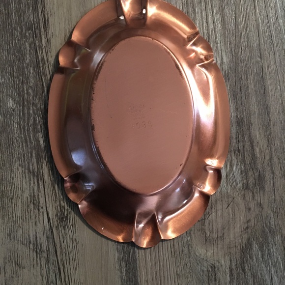 Vintage Oval Copper Tray - Picture 2 of 4